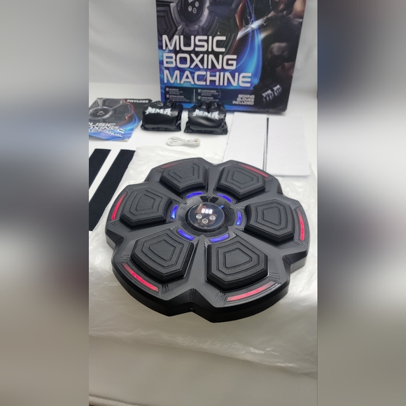 Smart Music Boxing Machine w/ Gloves โ Interactive LED Trainer - Picture 11 of 11